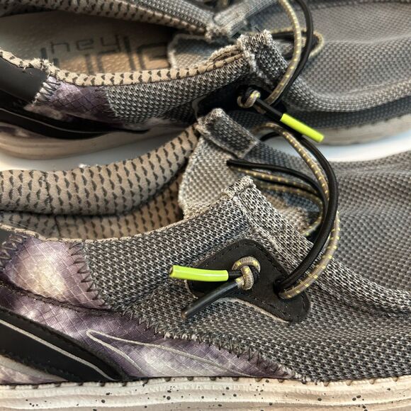 Hey Dude Wally Hawk Shoes Mens Size 9 Tie Dye Granite Grey Textured main image 3